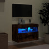 Savanna Eiche TV-Wandschrank Manceva 60x30x40cm (mit LED-Beleuchtung)