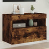 Savanna Eiche TV-Wandschrank Manceva 60x30x40cm (mit LED-Beleuchtung)