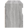 Grauer TV-Wandschrank Manceva 60x30x40cm (mit LED-Beleuchtung Sonoma)