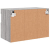 Grauer TV-Wandschrank Manceva 60x30x40cm (mit LED-Beleuchtung Sonoma)