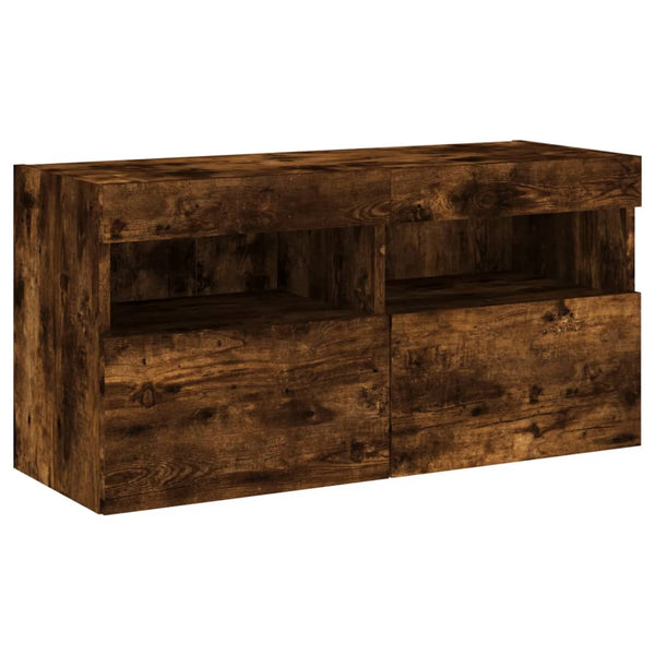 TV-Wandschrank Savutammi Manceva 80x30x40cm (mit LED-Beleuchtung)