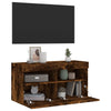TV-Wandschrank Savutammi Manceva 80x30x40cm (mit LED-Beleuchtung)