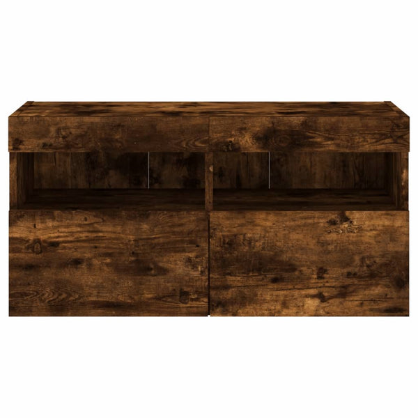 TV-Wandschrank Savutammi Manceva 80x30x40cm (mit LED-Beleuchtung)
