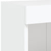 Weißer TV-Wandschrank Manceva 100x30x40cm (mit LED-Beleuchtung)