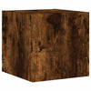 Räuchereiche TV-Wandschrank Genutu 30,5x35x30cm (mit LED-Beleuchtung)