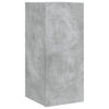 Betoninharmaa tv-seinäkaappi Genutu 30,5x35x70cm (led-valoilla)
