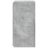 Betoninharmaa tv-seinäkaappi Genutu 30,5x35x70cm (led-valoilla)