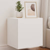 Weißer TV-Wandschrank Genutu 40,5x35x40cm (mit LED-Beleuchtung)