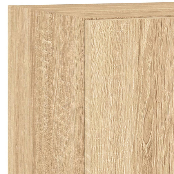Sonoma-tammi tv-seinäkaapit Genutu 40,5x35x40cm (led-valoilla 2 kpl)