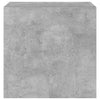 Betoninharmaa tv-seinäkaapit Genutu 40,5x35x40cm (2 kpl led-valoilla)