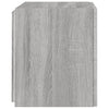 Harmaa tv-seinäkaappi Genutu 40,5x35x40cm (led-valoilla sonoma)