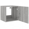Harmaa tv-seinäkaapit led-valoilla Genutu 40,5x35x40cm (2 kpl sonoma)