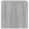 Harmaa tv-seinäkaapit led-valoilla Genutu 40,5x35x40cm (2 kpl sonoma)