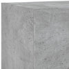 Betoninharmaa tv-seinäkaappi Genutu 40,5x35x80cm (led-valoilla)