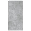 Betoninharmaa tv-seinäkaappi Genutu 40,5x35x80cm (led-valoilla)