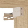 Sonoma-tammi tv-seinäkaapit Genutu 80x35x31cm (led-valoilla 2 kpl)