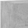 Betoninharmaa tv-seinäkaapit Genutu 80x35x31cm (led-valoilla 2 kpl)