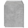 Betongrauer TV-Wandschrank Genutu 60x35x41cm (mit LED-Beleuchtung)
