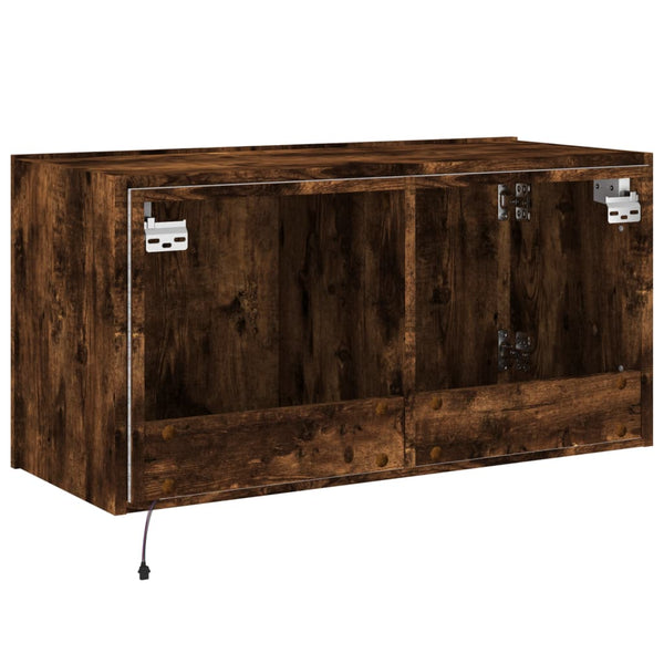 Fernsehschrank Savutammi Genutu 80x35x41cm (mit LED-Beleuchtung)