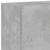 TV-Wandschrank Genutu betongrau 100x35x41cm (mit LED-Beleuchtung)