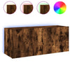 Savanneiche TV-Wandschrank Genutu 100x35x41cm (mit LED-Beleuchtung)