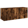 Savanneiche TV-Wandschrank Genutu 100x35x41cm (mit LED-Beleuchtung)