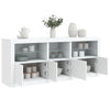 Weißes Sideboard mit LED-Beleuchtung Teri 162x37x67cm