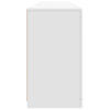 Weißes Sideboard mit LED-Beleuchtung Teri 162x37x67cm