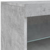 Sideboard Teri betonggrau mit LED-Beleuchtung 162x37x67cm