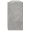 Sideboard Teri betonggrau mit LED-Beleuchtung 162x37x67cm
