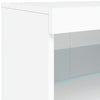 Weißes Sideboard mit LED-Beleuchtung Layla 181,5x37x67cm