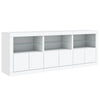 Weißes Sideboard mit LED-Beleuchtung Layla 181,5x37x67cm