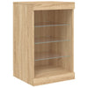 Sideboard Sonoma-Eiche Covalenco mit LED-Beleuchtung 162x37x67cm