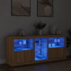 Sideboard Sonoma-Eiche Covalenco mit LED-Beleuchtung 162x37x67cm