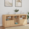 Sideboard Sonoma-Eiche Covalenco mit LED-Beleuchtung 162x37x67cm