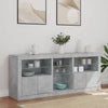Betoninharmaa senkki led-valoilla Covalenco 162x37x67cm