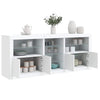 Weißes Sideboard mit LED-Beleuchtung Bazar 181,5x37x67cm