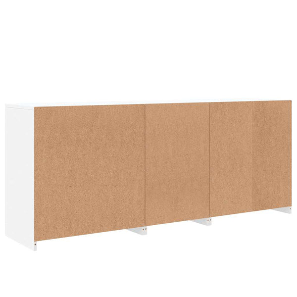 Weißes Sideboard mit LED-Beleuchtung Bazar 181,5x37x67cm