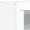 Weißes Sideboard mit LED-Beleuchtung Bazar 181,5x37x67cm