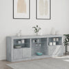 Betoninharmaa senkki led-valoilla Bazar 181,5x37x67cm