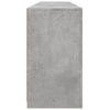 Betoninharmaa senkki led-valoilla Bazar 181,5x37x67cm