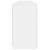 Weißes Sideboard mit LED-Beleuchtung Abdel 164x37x67cm
