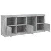 Betongraues Sideboard mit LED-Beleuchtung Abdel 164x37x67cm
