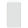 Weißes Sideboard mit LED-Beleuchtung Vidina 123x37x67cm