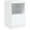 Weißes Sideboard mit LED-Beleuchtung Vidina 123x37x67cm