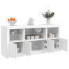 Weißes Sideboard mit LED-Beleuchtung Karcsi 142,5x37x67cm