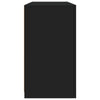 Schwarzes Sideboard mit LED-Beleuchtung Marienca 123x37x67cm
