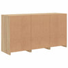 Sonoma-Eiche Sideboard mit LED-Beleuchtung Marienca 123x37x67cm