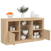 Sonoma-Eiche Sideboard mit LED-Beleuchtung Marienca 123x37x67cm