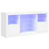 Weißes Sideboard mit LED-Beleuchtung Anghe 142,5x37x67cm